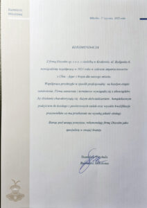 Rekomendacja Burmistrza Mikołowa dla Discolm